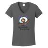 Ladies Heavy Cotton ™ 100% Cotton V Neck T Shirt Thumbnail
