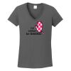 Ladies Heavy Cotton ™ 100% Cotton V Neck T Shirt Thumbnail