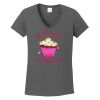 Ladies Heavy Cotton ™ 100% Cotton V Neck T Shirt Thumbnail