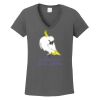 Ladies Heavy Cotton ™ 100% Cotton V Neck T Shirt Thumbnail