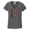 Ladies Heavy Cotton ™ 100% Cotton V Neck T Shirt Thumbnail