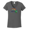 Ladies Heavy Cotton ™ 100% Cotton V Neck T Shirt Thumbnail
