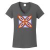 Ladies Heavy Cotton ™ 100% Cotton V Neck T Shirt Thumbnail