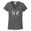 Ladies Heavy Cotton ™ 100% Cotton V Neck T Shirt Thumbnail