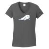 Ladies Heavy Cotton ™ 100% Cotton V Neck T Shirt Thumbnail