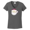 Ladies Heavy Cotton ™ 100% Cotton V Neck T Shirt Thumbnail