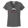 Ladies Heavy Cotton ™ 100% Cotton V Neck T Shirt Thumbnail
