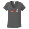Ladies Heavy Cotton ™ 100% Cotton V Neck T Shirt Thumbnail