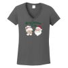 Ladies Heavy Cotton ™ 100% Cotton V Neck T Shirt Thumbnail