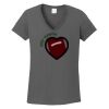 Ladies Heavy Cotton ™ 100% Cotton V Neck T Shirt Thumbnail