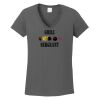 Ladies Heavy Cotton ™ 100% Cotton V Neck T Shirt Thumbnail