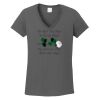 Ladies Heavy Cotton ™ 100% Cotton V Neck T Shirt Thumbnail