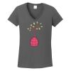 Ladies Heavy Cotton ™ 100% Cotton V Neck T Shirt Thumbnail