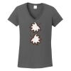 Ladies Heavy Cotton ™ 100% Cotton V Neck T Shirt Thumbnail
