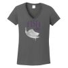 Ladies Heavy Cotton ™ 100% Cotton V Neck T Shirt Thumbnail