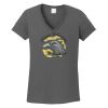 Ladies Heavy Cotton ™ 100% Cotton V Neck T Shirt Thumbnail