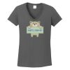 Ladies Heavy Cotton ™ 100% Cotton V Neck T Shirt Thumbnail
