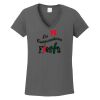 Ladies Heavy Cotton ™ 100% Cotton V Neck T Shirt Thumbnail