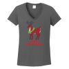 Ladies Heavy Cotton ™ 100% Cotton V Neck T Shirt Thumbnail