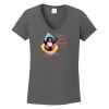 Ladies Heavy Cotton ™ 100% Cotton V Neck T Shirt Thumbnail