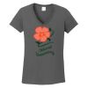 Ladies Heavy Cotton ™ 100% Cotton V Neck T Shirt Thumbnail