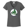 Ladies Heavy Cotton ™ 100% Cotton V Neck T Shirt Thumbnail