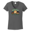 Ladies Heavy Cotton ™ 100% Cotton V Neck T Shirt Thumbnail
