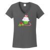 Ladies Heavy Cotton ™ 100% Cotton V Neck T Shirt Thumbnail