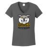 Ladies Heavy Cotton ™ 100% Cotton V Neck T Shirt Thumbnail