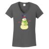 Ladies Heavy Cotton ™ 100% Cotton V Neck T Shirt Thumbnail