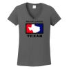 Ladies Heavy Cotton ™ 100% Cotton V Neck T Shirt Thumbnail