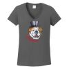 Ladies Heavy Cotton ™ 100% Cotton V Neck T Shirt Thumbnail