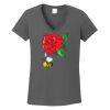 Ladies Heavy Cotton ™ 100% Cotton V Neck T Shirt Thumbnail