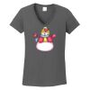 Ladies Heavy Cotton ™ 100% Cotton V Neck T Shirt Thumbnail