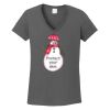 Ladies Heavy Cotton ™ 100% Cotton V Neck T Shirt Thumbnail
