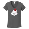 Ladies Heavy Cotton ™ 100% Cotton V Neck T Shirt Thumbnail