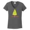 Ladies Heavy Cotton ™ 100% Cotton V Neck T Shirt Thumbnail
