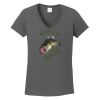Ladies Heavy Cotton ™ 100% Cotton V Neck T Shirt Thumbnail