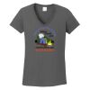 Ladies Heavy Cotton ™ 100% Cotton V Neck T Shirt Thumbnail