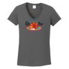 Ladies Heavy Cotton ™ 100% Cotton V Neck T Shirt Thumbnail