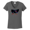 Ladies Heavy Cotton ™ 100% Cotton V Neck T Shirt Thumbnail