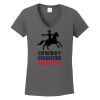 Ladies Heavy Cotton ™ 100% Cotton V Neck T Shirt Thumbnail