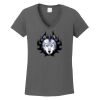 Ladies Heavy Cotton ™ 100% Cotton V Neck T Shirt Thumbnail