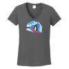 Ladies Heavy Cotton ™ 100% Cotton V Neck T Shirt Thumbnail