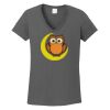 Ladies Heavy Cotton ™ 100% Cotton V Neck T Shirt Thumbnail