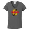 Ladies Heavy Cotton ™ 100% Cotton V Neck T Shirt Thumbnail