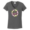 Ladies Heavy Cotton ™ 100% Cotton V Neck T Shirt Thumbnail