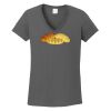 Ladies Heavy Cotton ™ 100% Cotton V Neck T Shirt Thumbnail