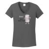 Ladies Heavy Cotton ™ 100% Cotton V Neck T Shirt Thumbnail