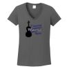 Ladies Heavy Cotton ™ 100% Cotton V Neck T Shirt Thumbnail